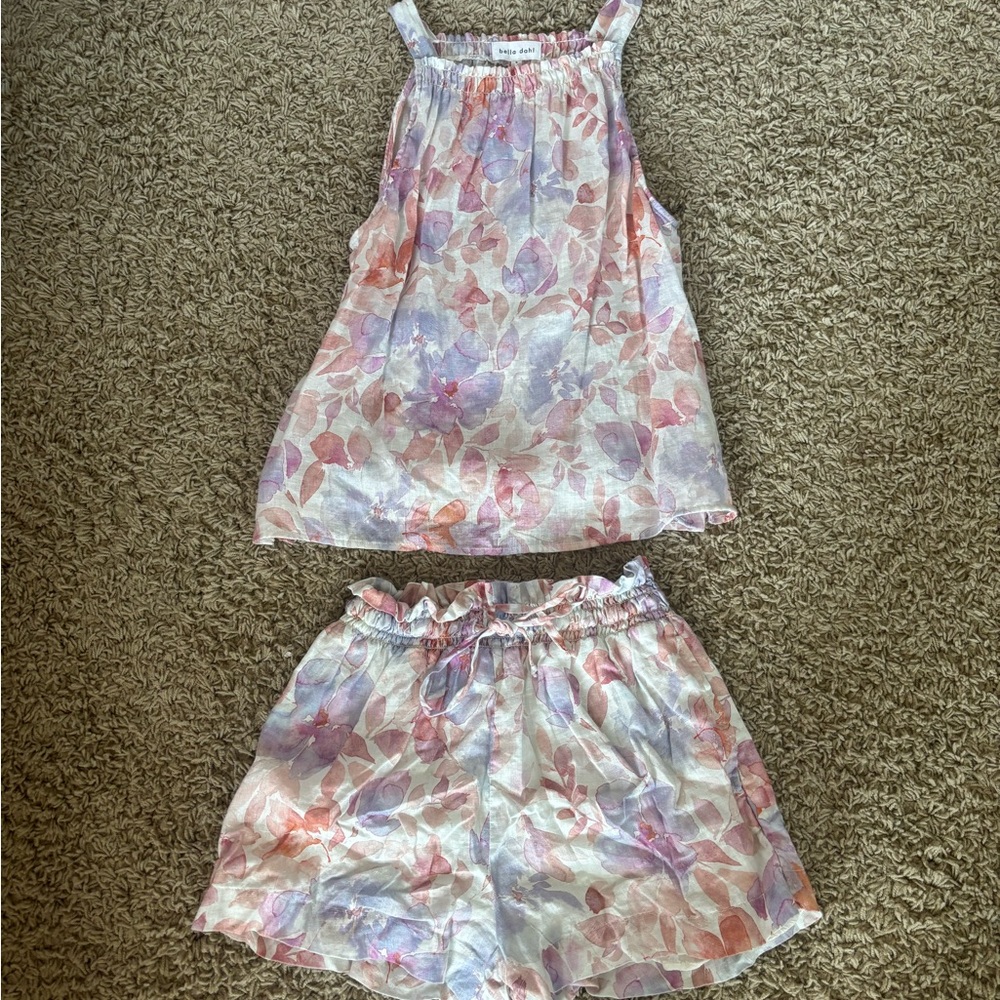 Bella Dahl Pink and Purple Floral Set